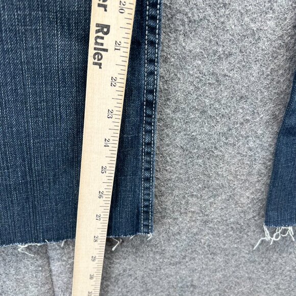 Miss Me Jeans Womens 26 Anchorage Studded Flare Distressed Denim Blue Bootcut - Picture 4 of 12